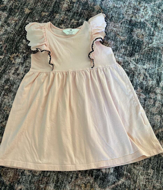 Pink dress with frills , Kids 2T