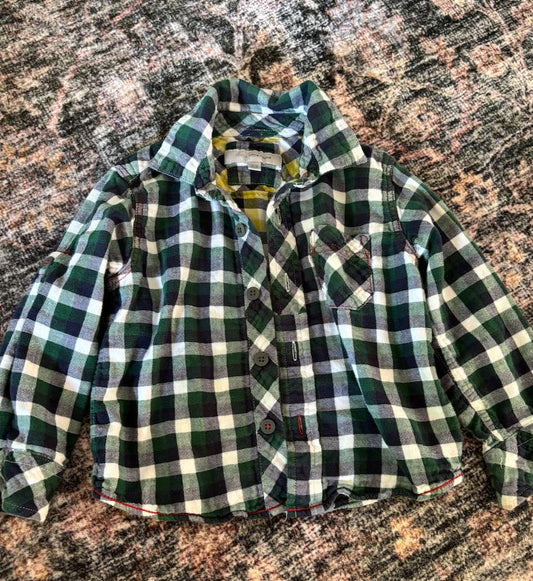 Plaid top 2-3T, Kids 2T