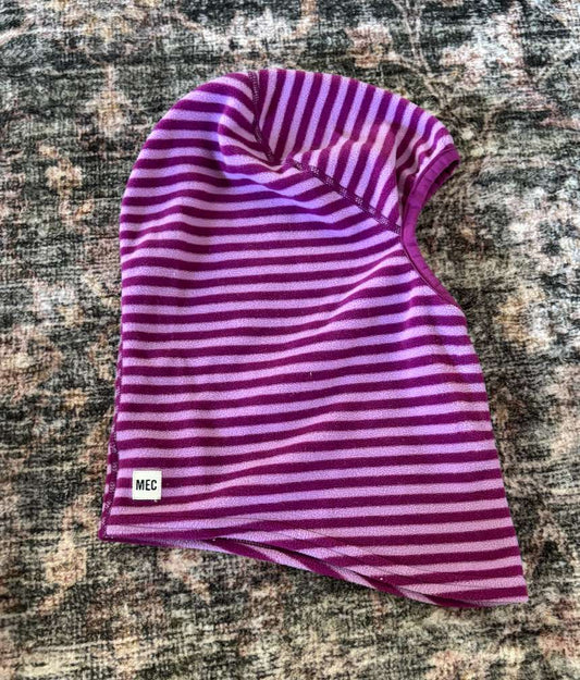 MEC purple striped balaclava