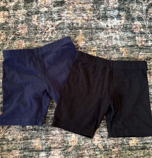 Biker shorts 4T black/blue, Kids 4/4T