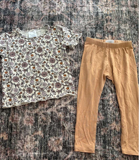 Jax & lennon floral top/legging outfit , Kids 18 Month (12-18M)