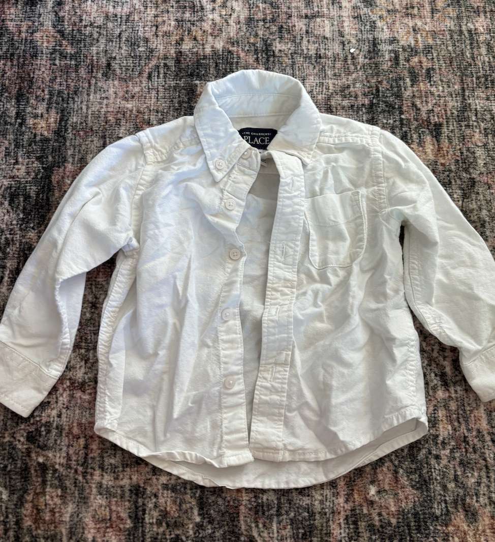 White dress shirt 12-18m, Kids 18 Month (12-18M)