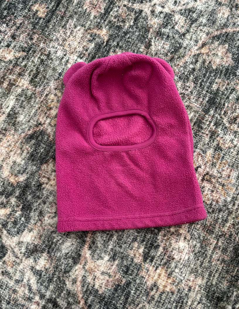 Balaclava pink 3-4T