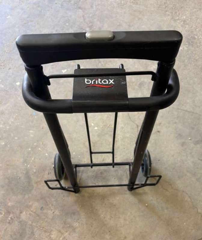 Britax car seat travel cart (fits most car seats); Retails $120