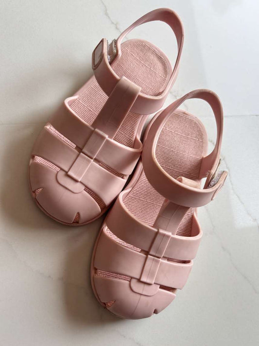 Zara pink sandals , Shoes 7.5 (Toddler:2-4yr)