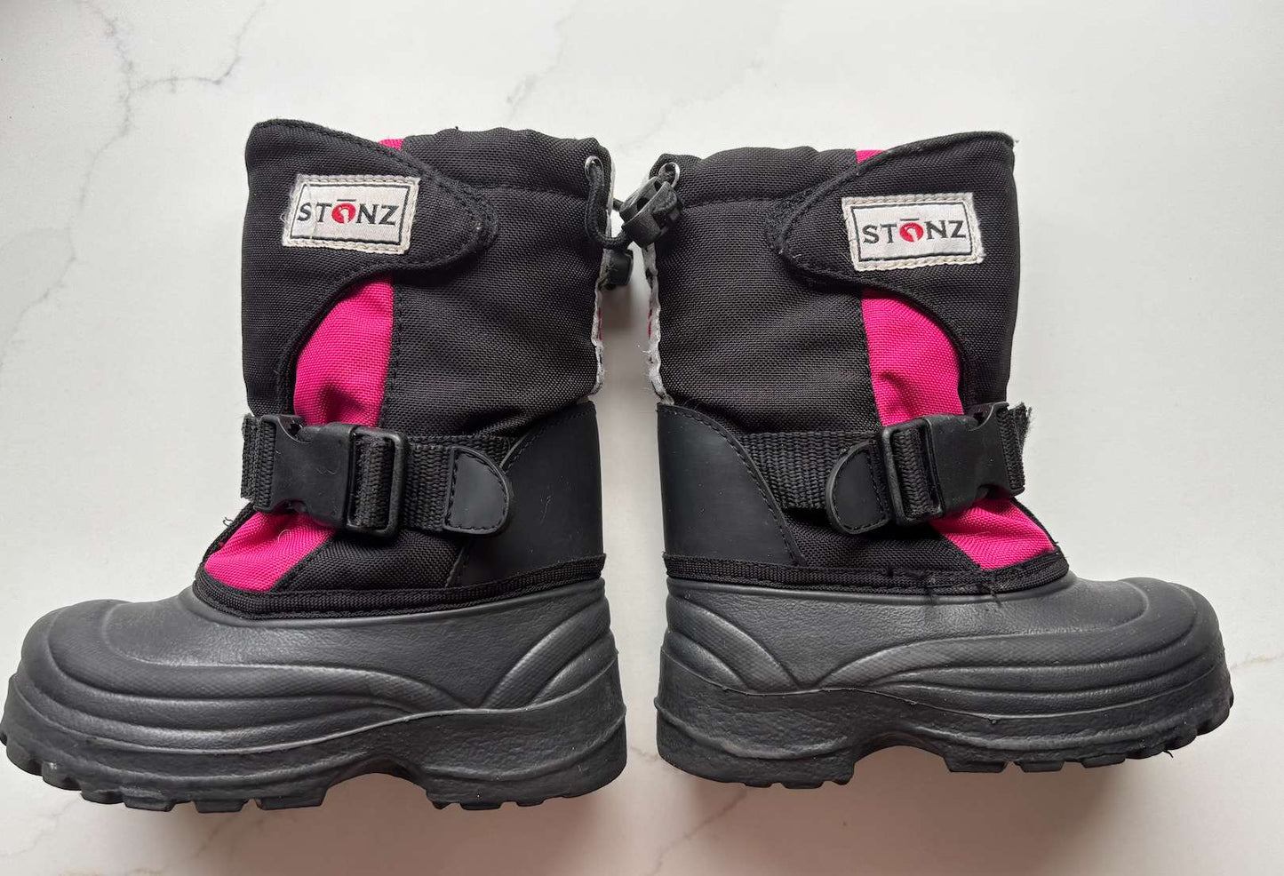 Stonz C8 winter boots Pink/Black , Shoes 8 (Toddler:2-4yr)