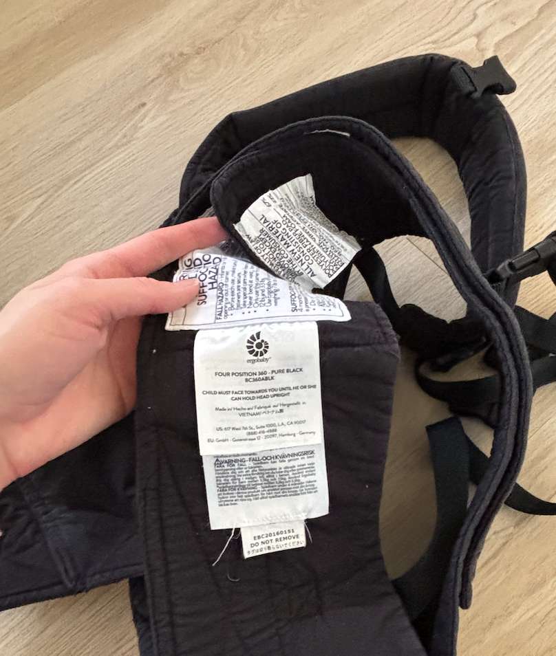 Ergo 360 carrier black
