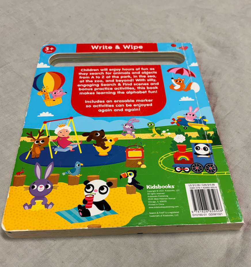 ABC search & find, dry erase