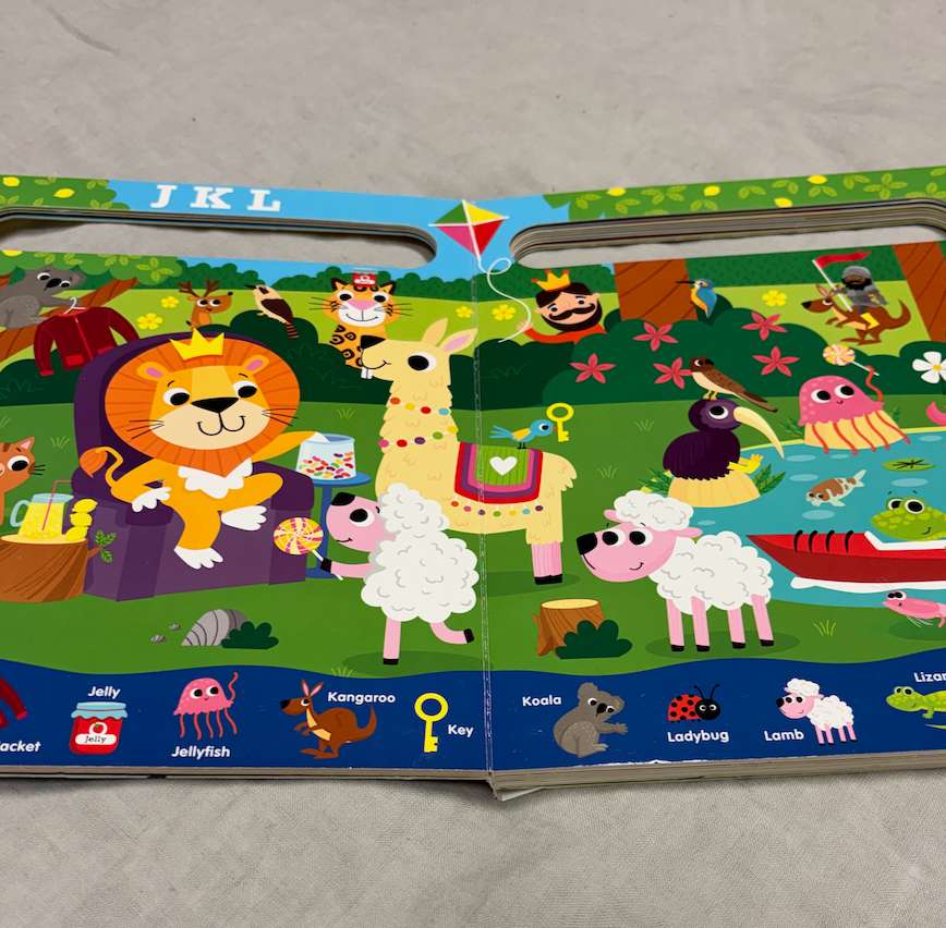 ABC search & find, dry erase