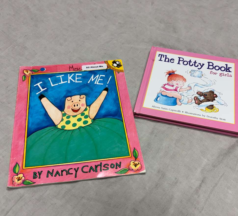 Potty & All about me books