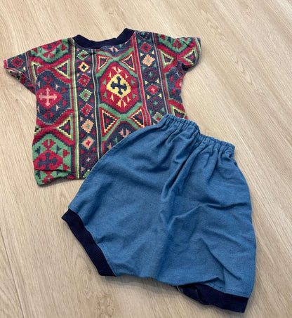 Vintage shorts set , Kids 24 Month (18-24M)