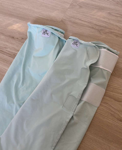 The Ollie Swaddle (x2) blue Retails $200, 0-3 Months (Newborn)