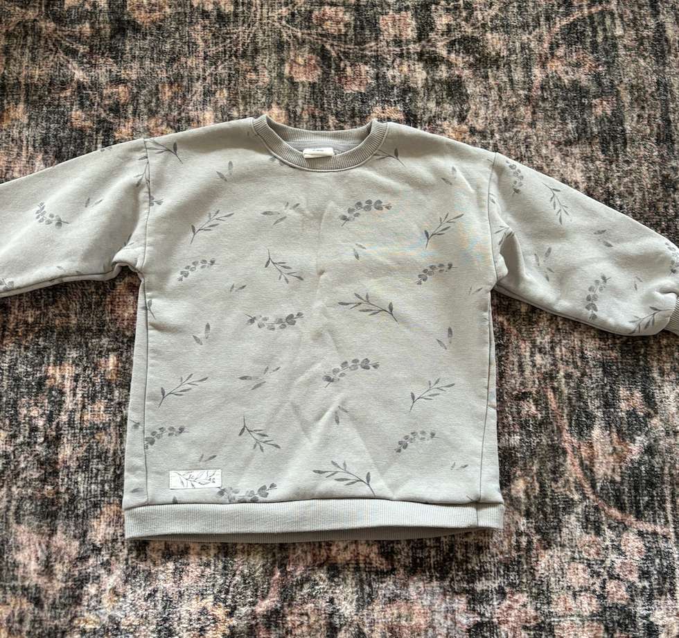 Everyday fleece floral sweater , Kids 3T
