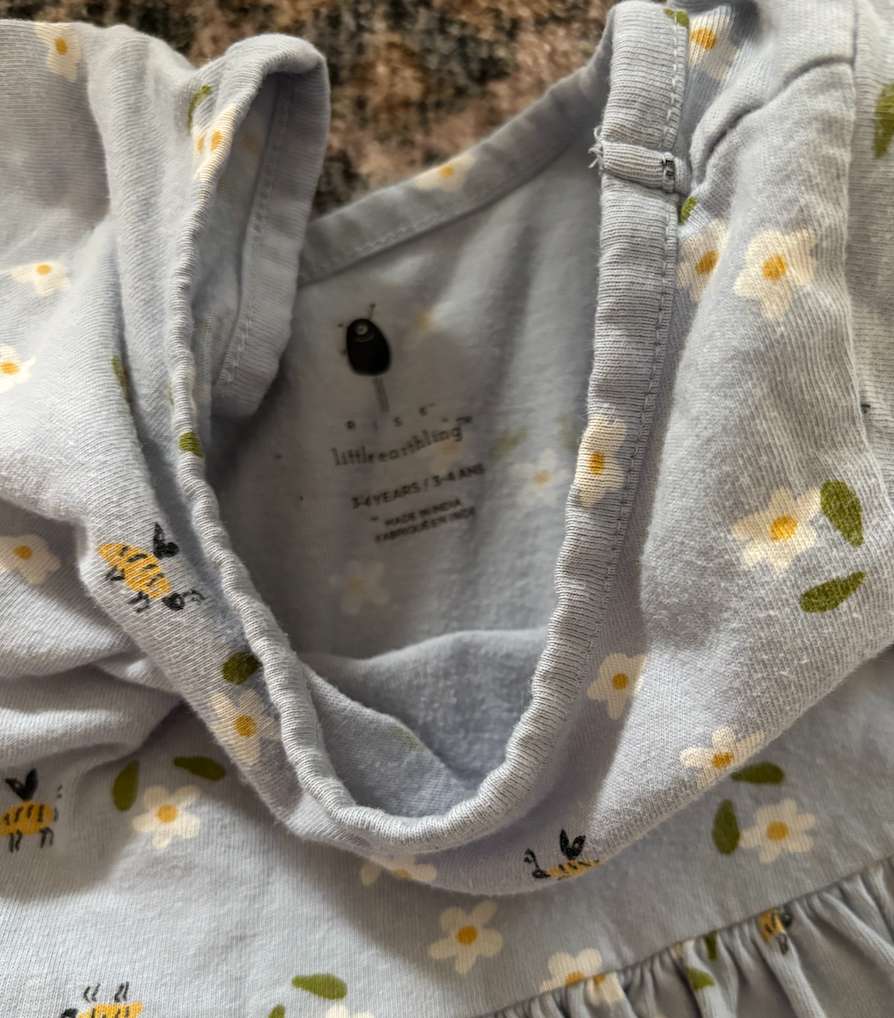 Bumble bee dress 3-4T, Kids 3T