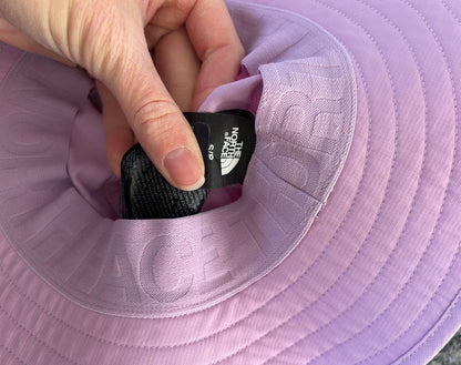 Lavender the north face bucket hat