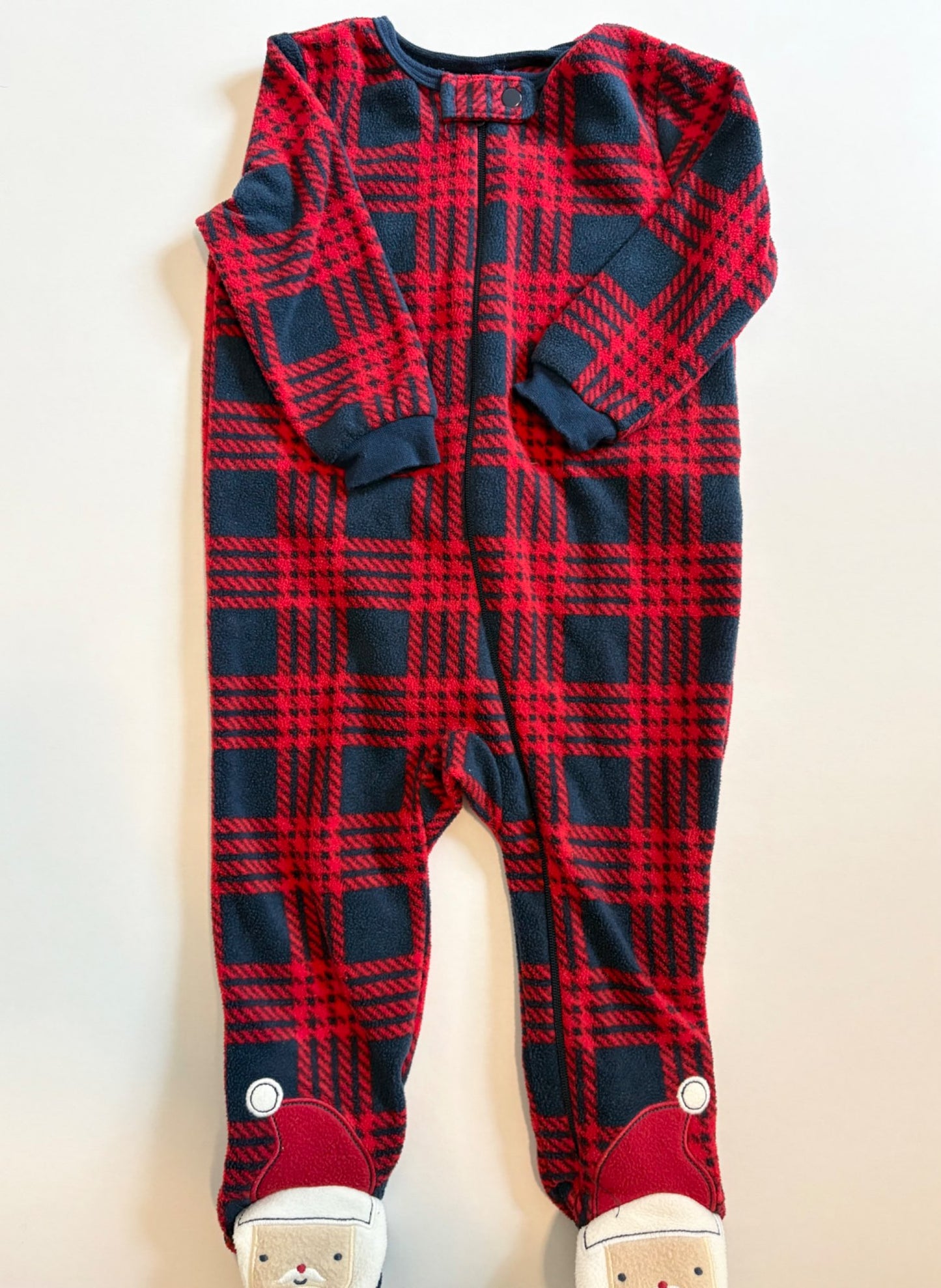 Fleece Christmas PJs 6-12m (set of two, VGUC), Kids 12 Month (9-12M)