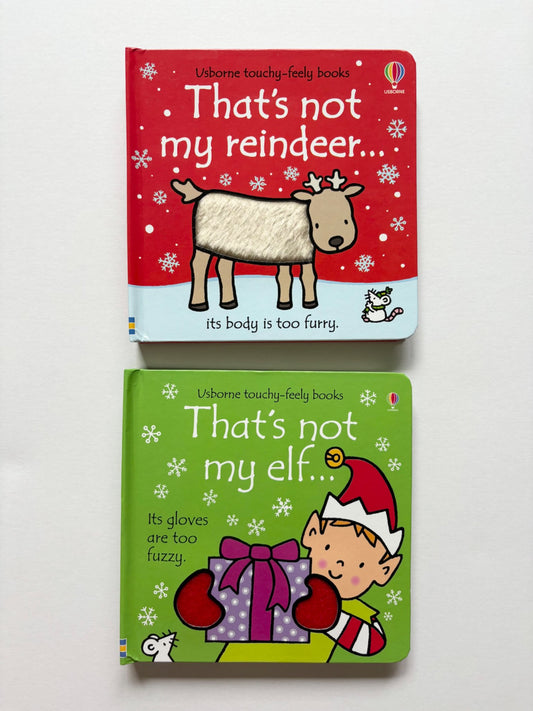 Touch and Feel Christmas Board Books (set of two, EUC)