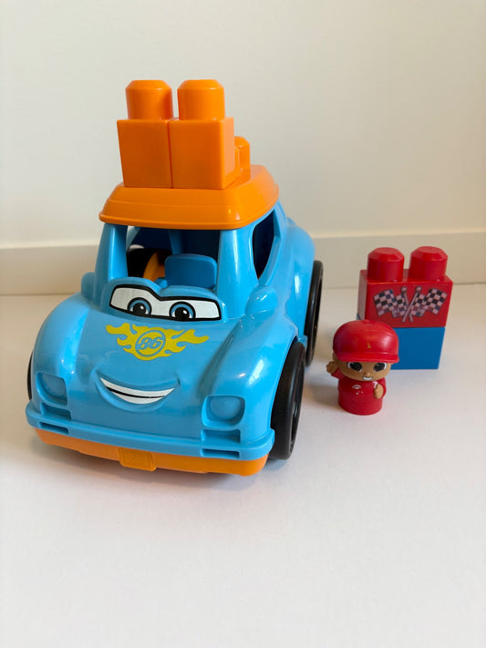 Mega Blocks Racecar Set (EUC)