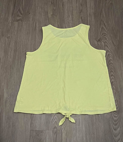 Girls, Yellow Tank Top with Pineapples "See the Sunny Side" Shirt from Justice, size 18/20, VGUC, Kids 18