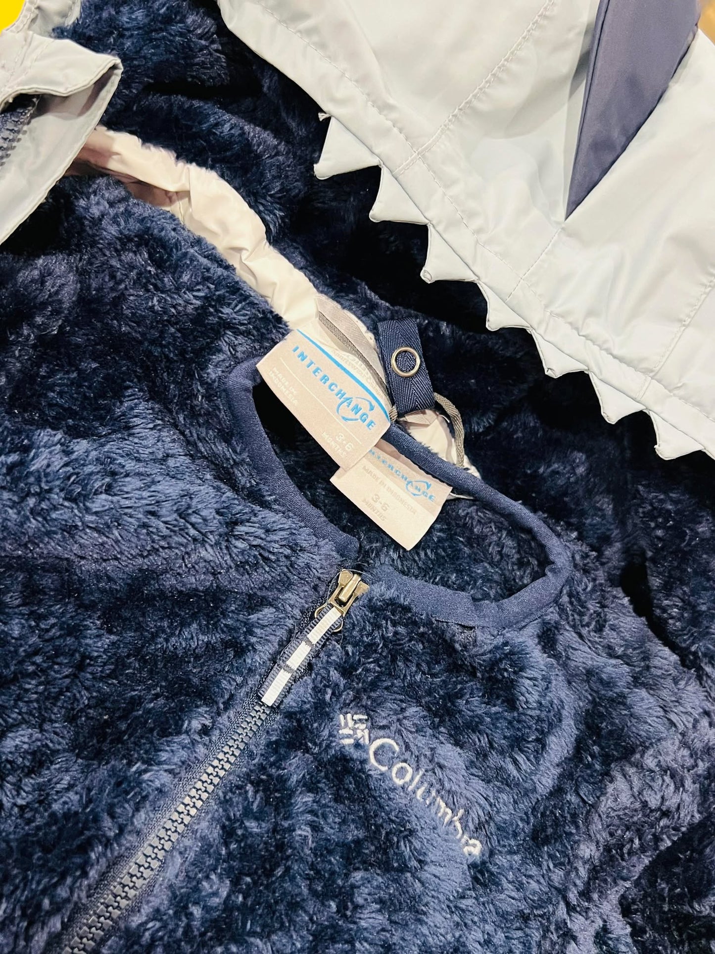 EUC, Columbia Shark Trek™ Interchange Bunting Snowsuit, size 3-6 mos, Kids 6 Month (3-6M)