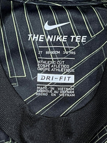 EUC, Boys, Nike Dri-Fit T-shirt, Black/Fluorescent yellow colour, size 2T, Kids 2T
