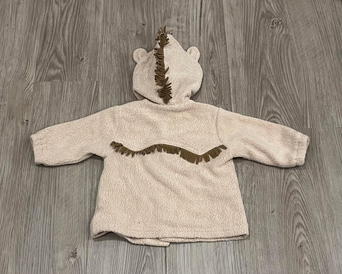 VGU, Boys (or Gender Neutral) Horse Western theme fuzzy Sweater Jacket from le top, size 3 mos, Kids 3 Month (0-3M)