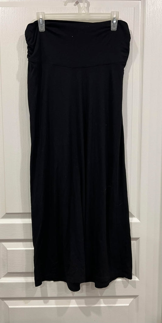 Old Navy Maternity, Long, lightweight, Black Jersey Knit Skirt, size Small, VGUC, Maternity S (4-6)