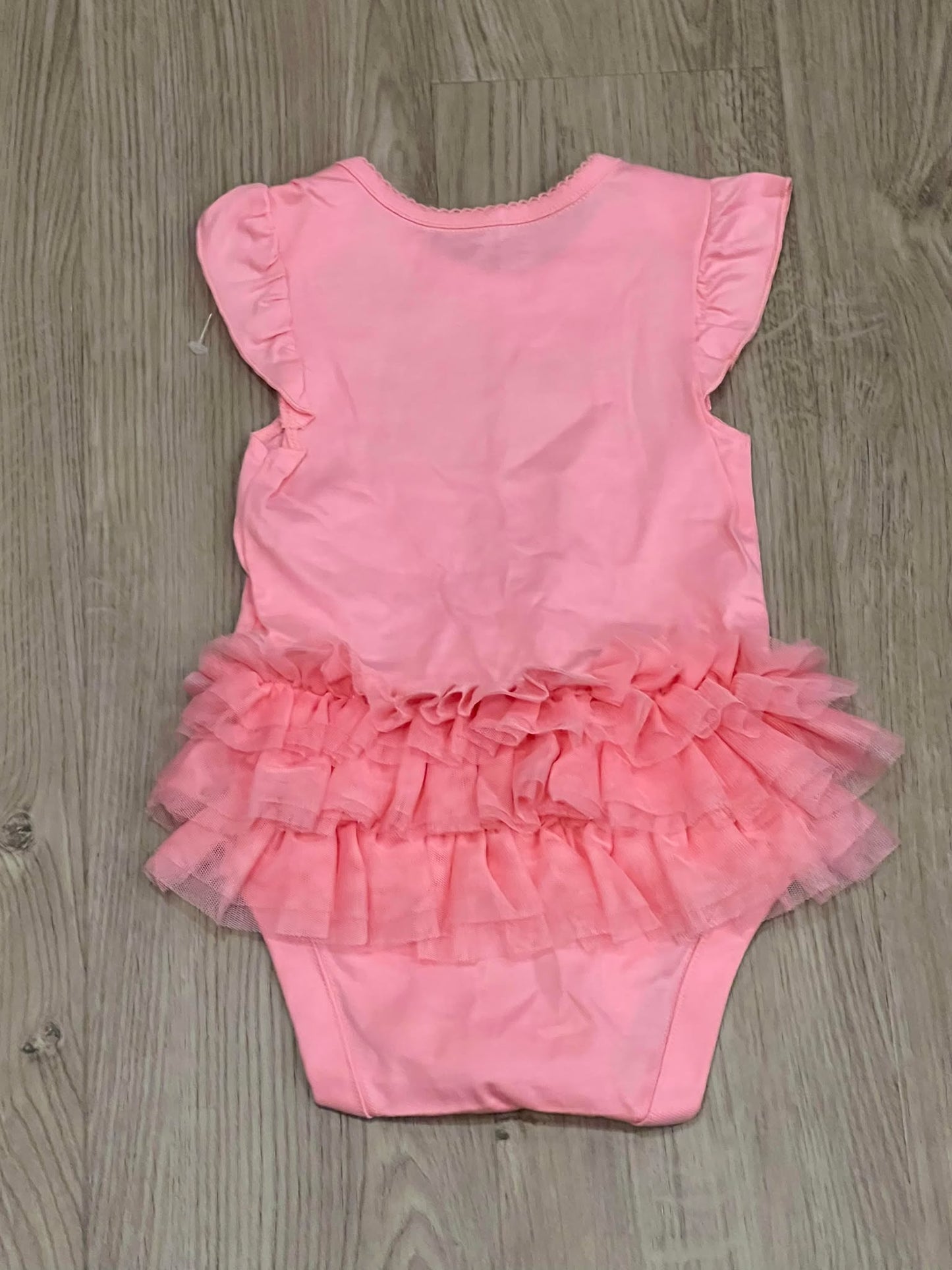 EUC, Pink Baby Girl "Mama's Mini" onsie with tutu from The Children's Place TCP, size 9-12 mos, Kids 9 Month (6-9M)