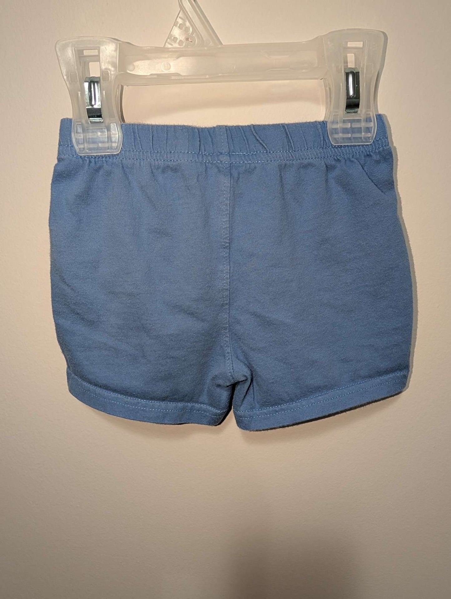 Bundles Blue Knit Shorts - 12-18M, Kids 18 Month (12-18M)