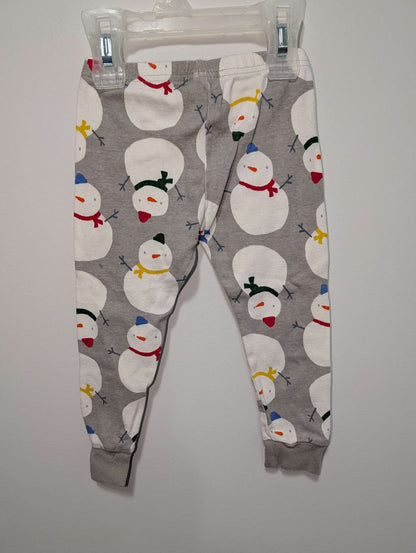 Carter's Snowman Fleece Pajamas - 24M, Kids 24 Month (18-24M)