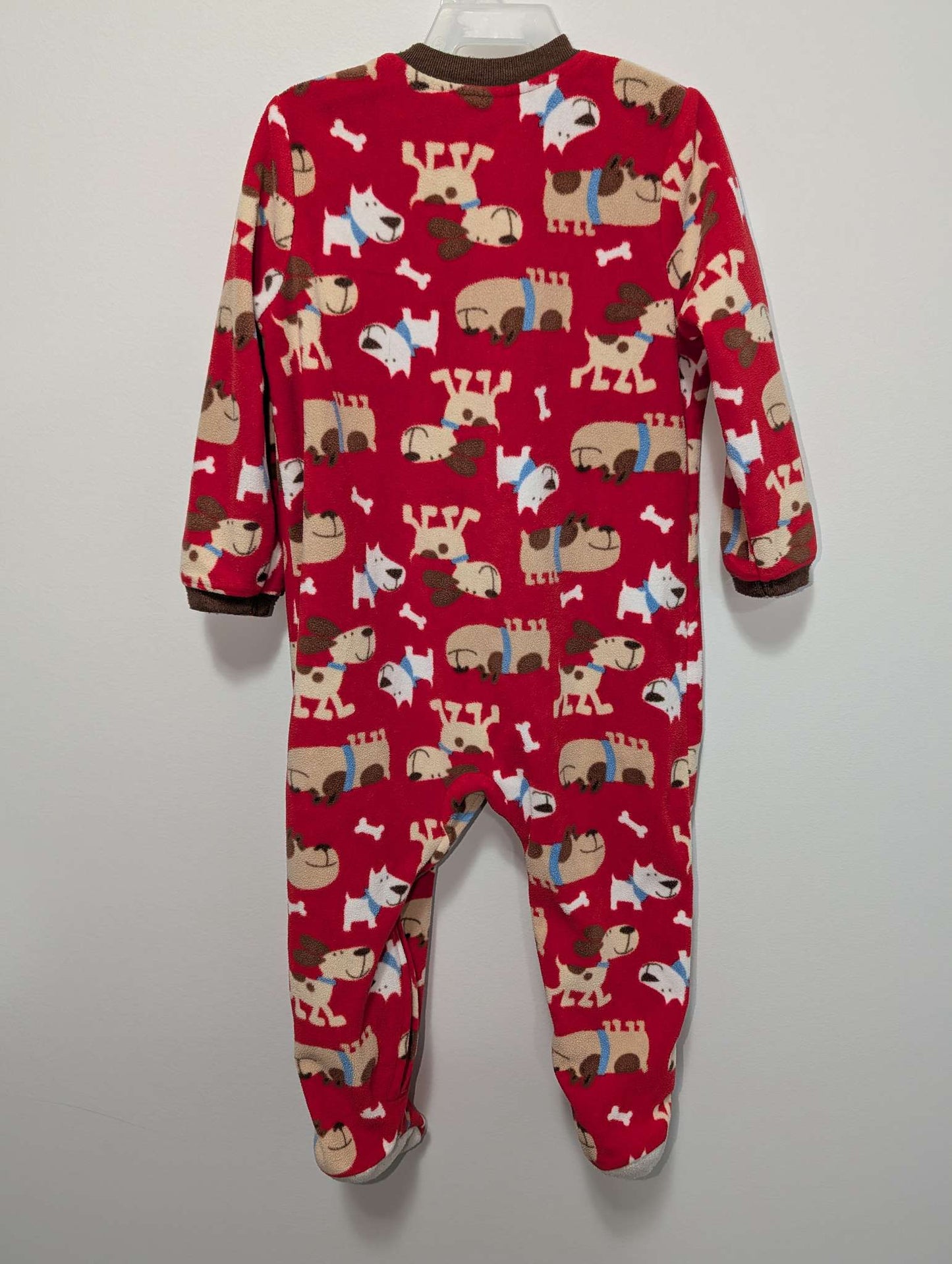 Little Me Puppy Print Fleece Pajamas - 24M, Kids 24 Month (18-24M)