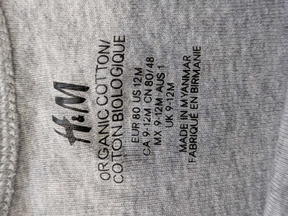 H&M Organic Cotton Onesie - 9-12M, Kids 12 Month (9-12M)