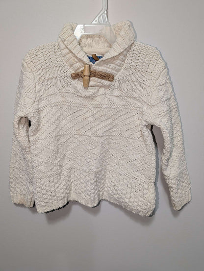 Zara White Chunky Knit Sweater - 12-18M, Kids 18 Month (12-18M)
