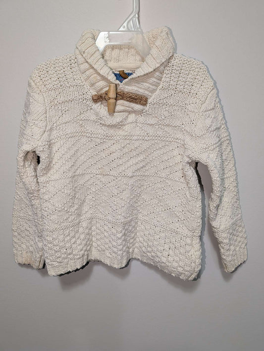 Zara White Chunky Knit Sweater - 12-18M, Kids 18 Month (12-18M)