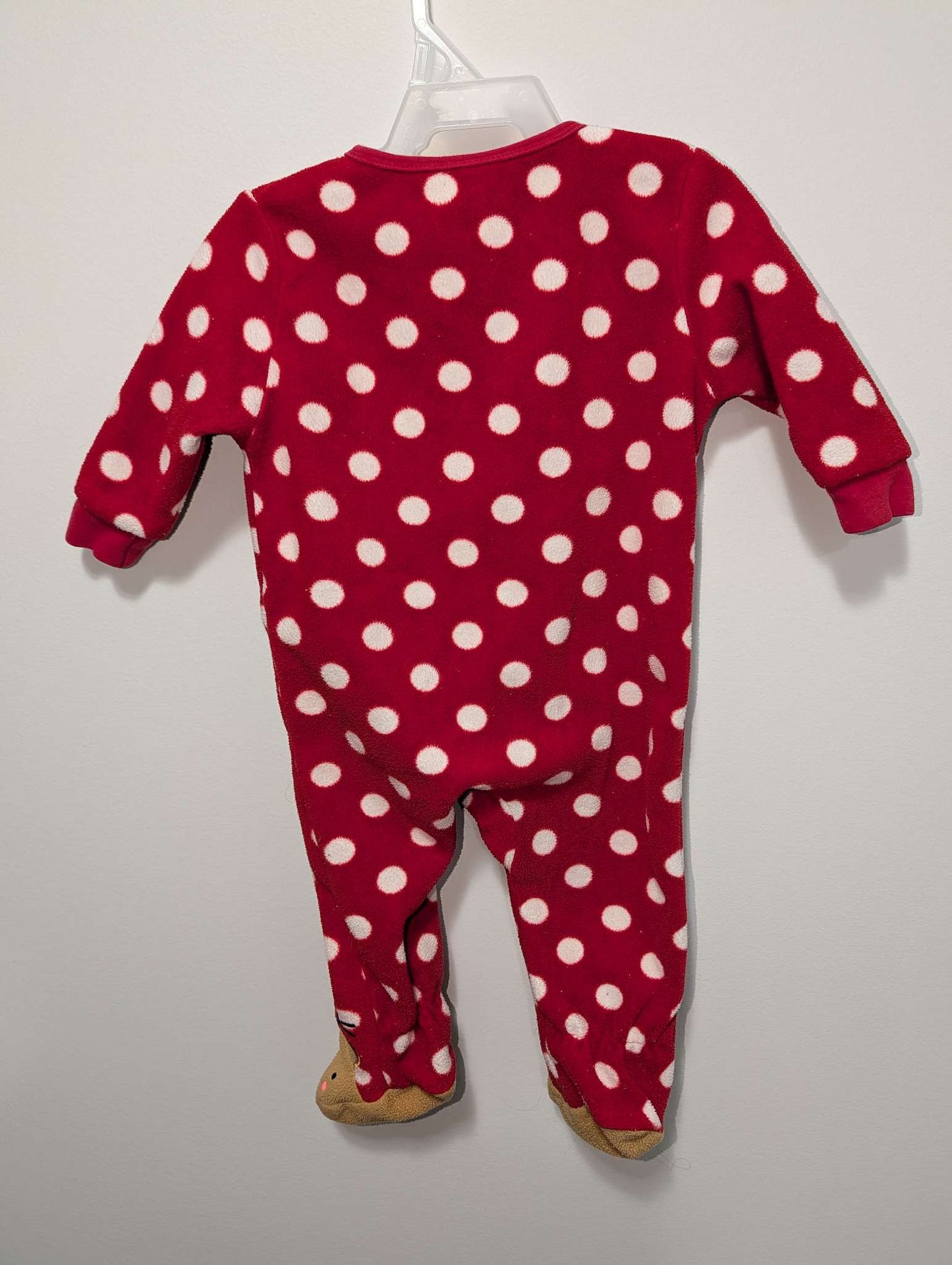 Joe Fresh Reindeer Fleece Sleeper - 3-6M, Kids 6 Month (3-6M)