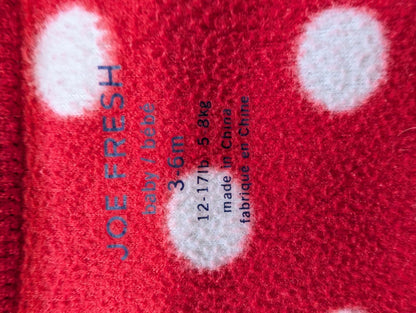 Joe Fresh Reindeer Fleece Sleeper - 3-6M, Kids 6 Month (3-6M)