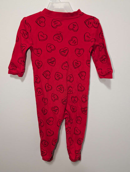 George Heart Print Sleeper - 3-6M, Kids 6 Month (3-6M)