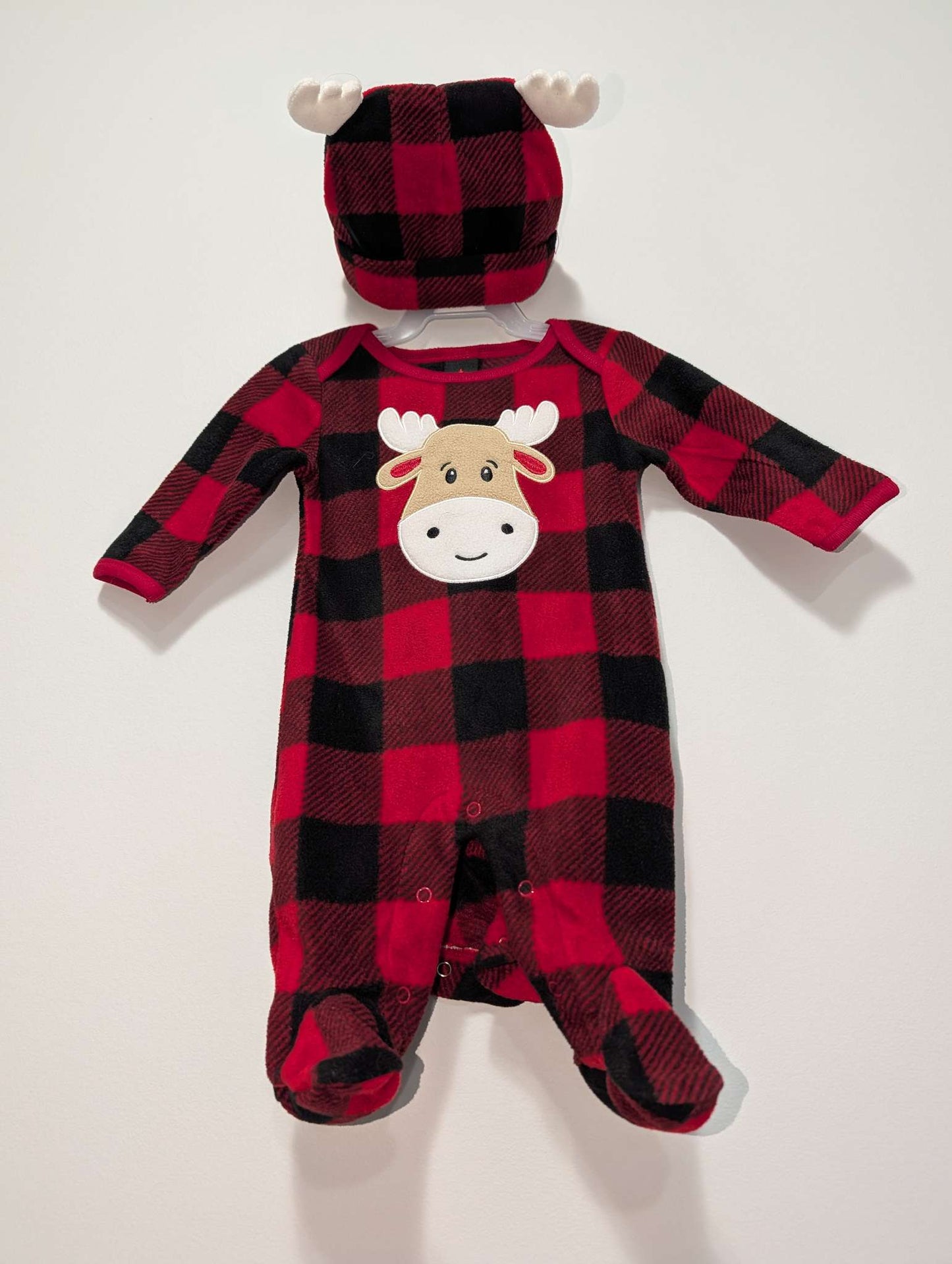 Canadiana Red Buffalo Plaid Set - Newborn, Kids Newborn
