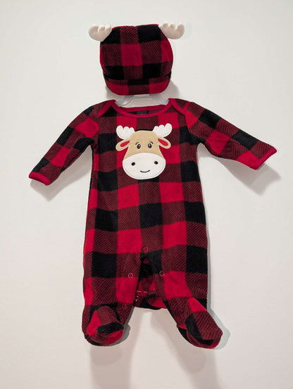 Canadiana Red Buffalo Plaid Set - Newborn, Kids Newborn
