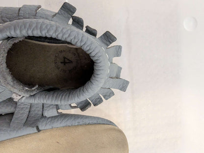 Minimoc Grey Suede Moccasins - Size 4, Shoes 4 (Baby: 0-12 mth)