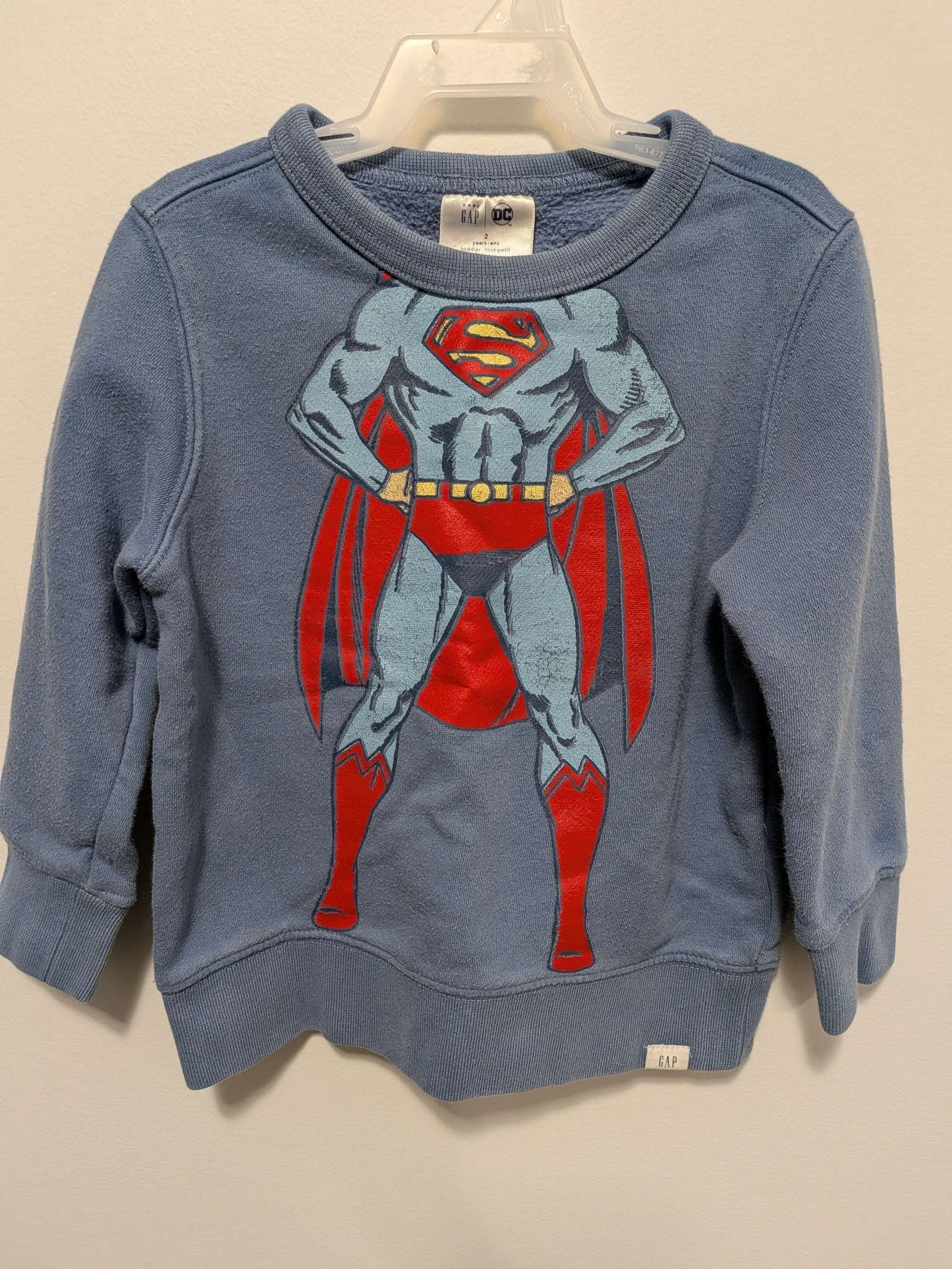 Baby Gap Superman "Be the Hero" Shirt - 2T, Kids 2T