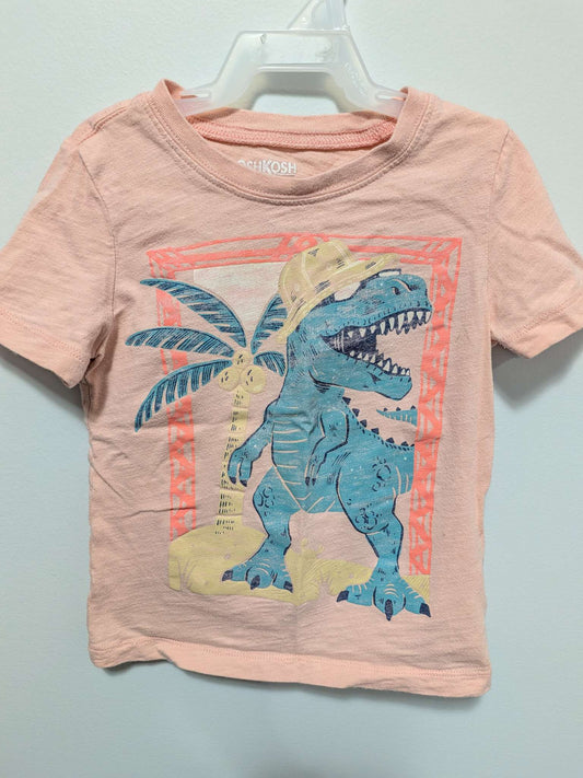 OshKosh Orange Safari T-Rex Shirt - 2T, Kids 2T