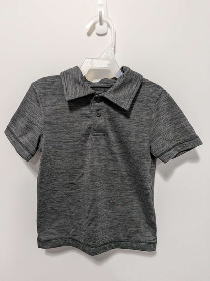Joe Fresh Charcoal Athletic Polo - 2T, Kids 2T