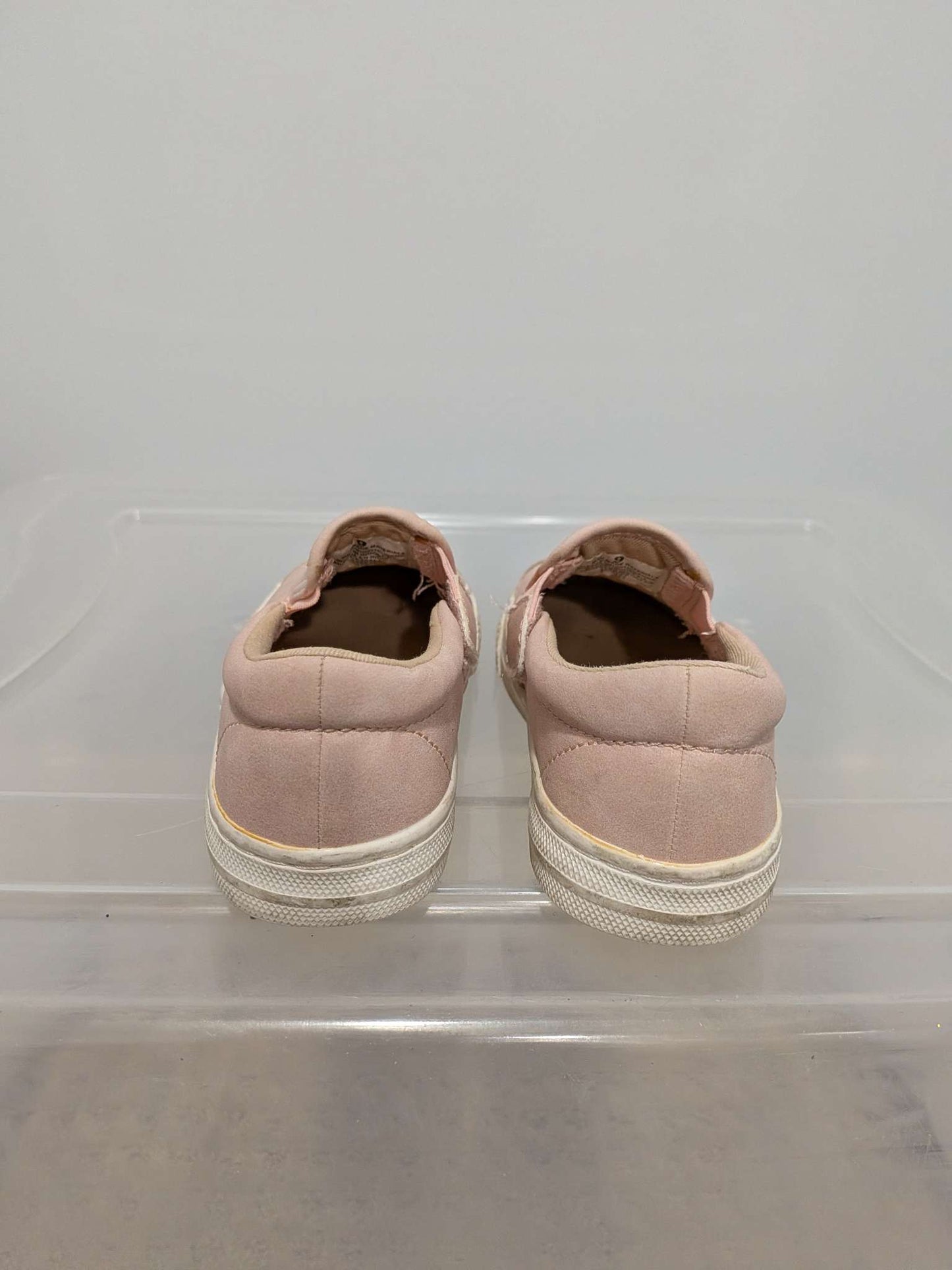 The Children's Place Pink Glitter Slip-Ons - Size 9, Shoes 9 (Toddler:2-4yr)