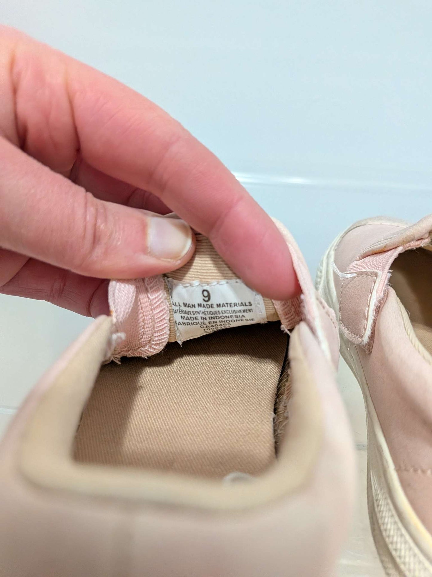The Children's Place Pink Glitter Slip-Ons - Size 9, Shoes 9 (Toddler:2-4yr)