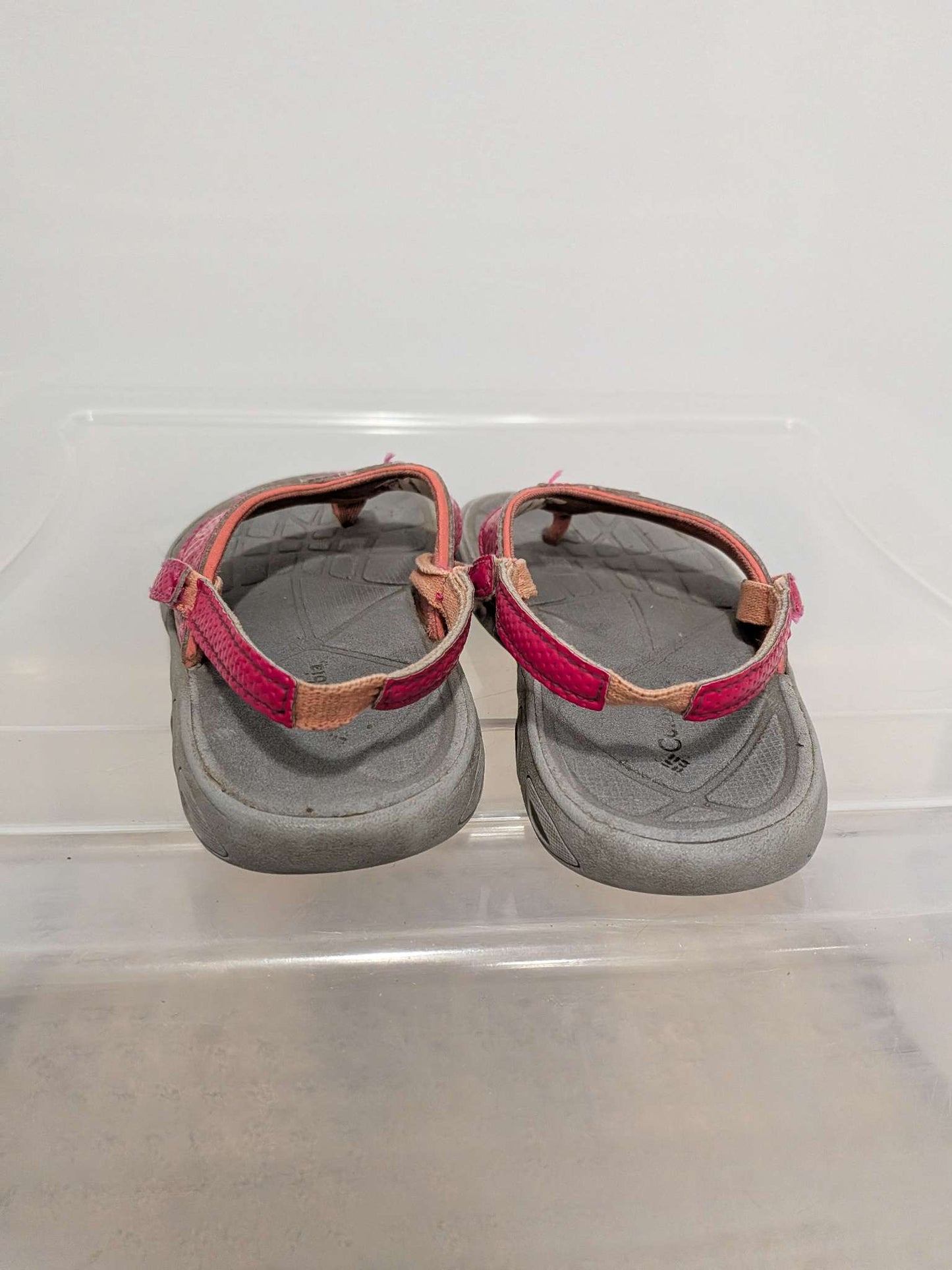 Columbia Pink Patterned Thong Sandals - Size 11, Shoes 11 (Toddler:2-4yr)