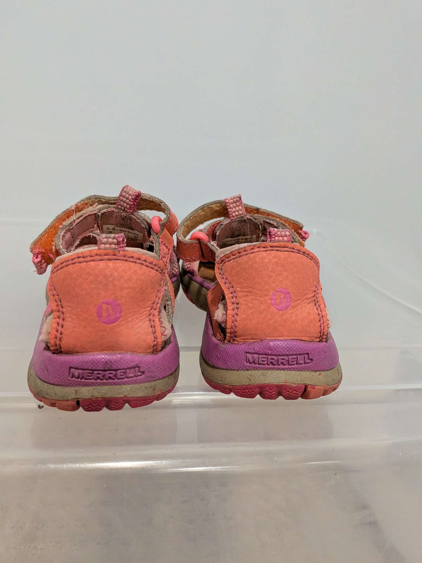 Merrell Pink Bump-Toe Hiking Sandals - Size 9, Shoes 9 (Toddler:2-4yr)