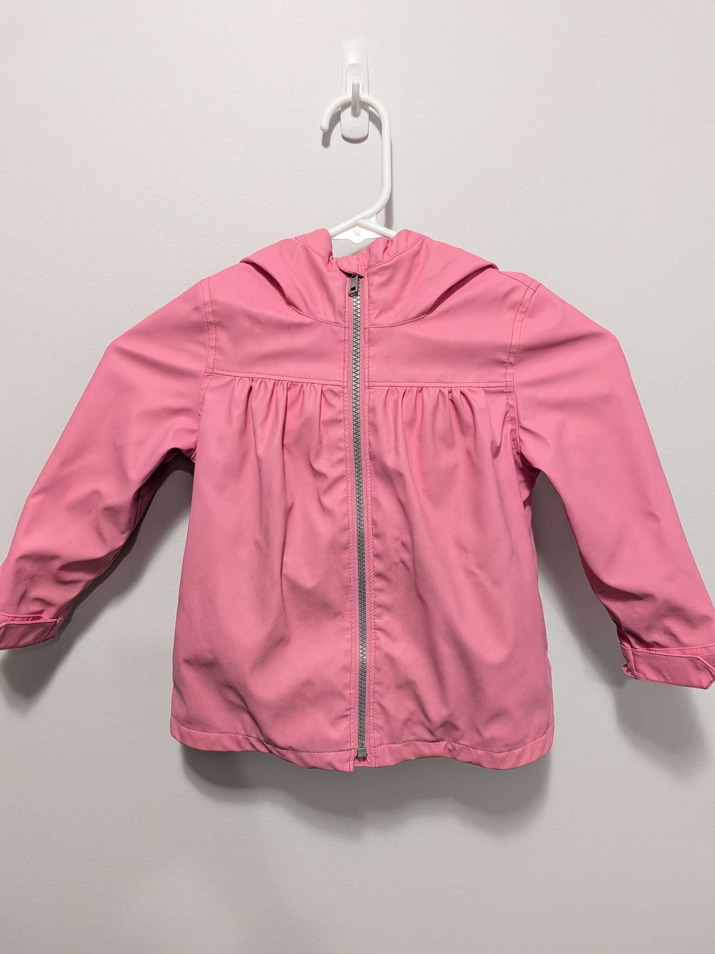 Old Navy Pink Hooded Raincoat - 3T, Kids 3T