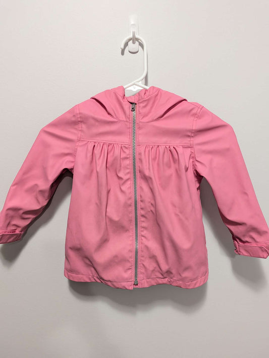 Old Navy Pink Hooded Raincoat - 3T, Kids 3T