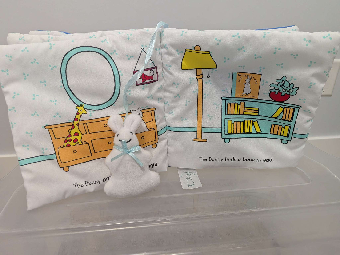 Pat the Bunny "Sleepy Bunny" Interactive Plush Book
